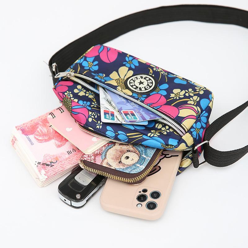 Casual Crossbody Bags Cloth Bags Women's Bags Waterproof and Lightweight Middle-aged Mother Bags Single Shoulder Phone Bags