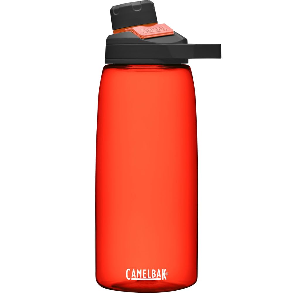 

CamelBak Chew Mug Tritan Fire Red Water Dishwasher Safe 1000ml/1L Bottle, Lightweight, Compact,
