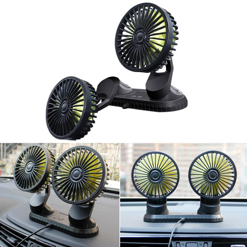 Buy Car Cooling Fan Cooler Adjustable Auto Fan 5V USB Mini 5.5 Inch