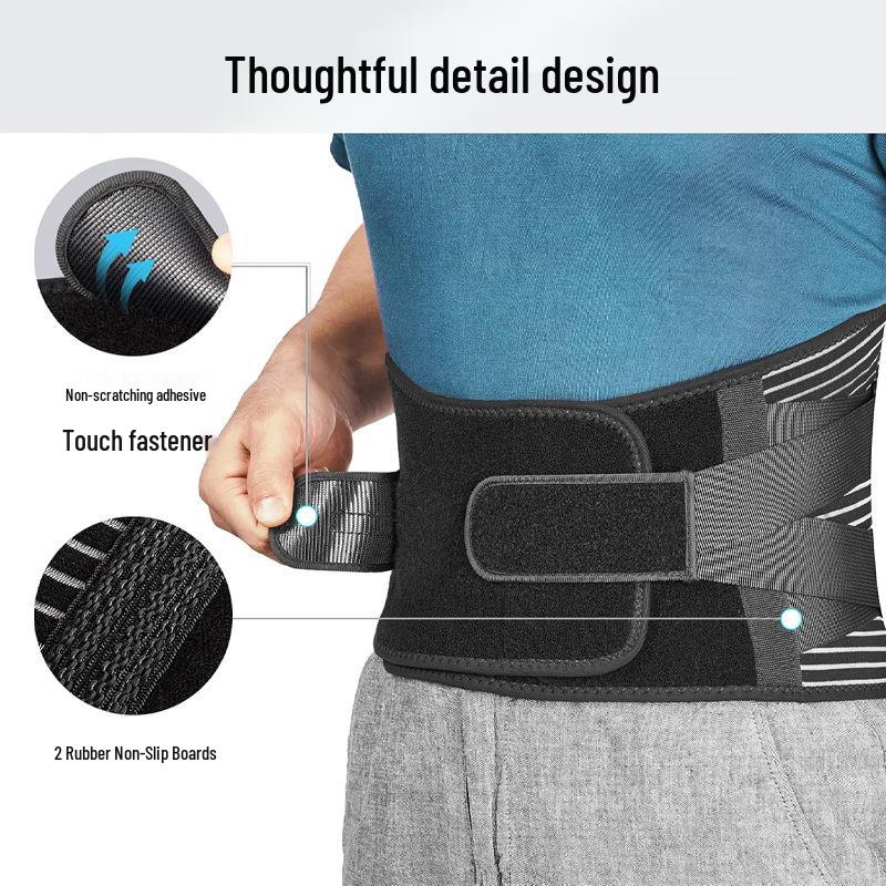 Unisex Adjustable Sports Lumbar Support Belt – Breathable Mesh Waist Protector for Fitness