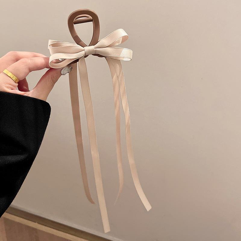 

Черная лента-бантик для волос, заколки-краб, темперамент, элегантная шпилька для волос, женский головной убор принцессы, модный зажим для волос, женские аксессуары для волос large розовый