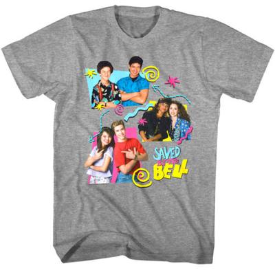 California Dreams 1989 Herren's T-Shirt High School Vibes Zach Morris AC Slater - Herren Sommer Baumwolle Grafik-T-Shirt