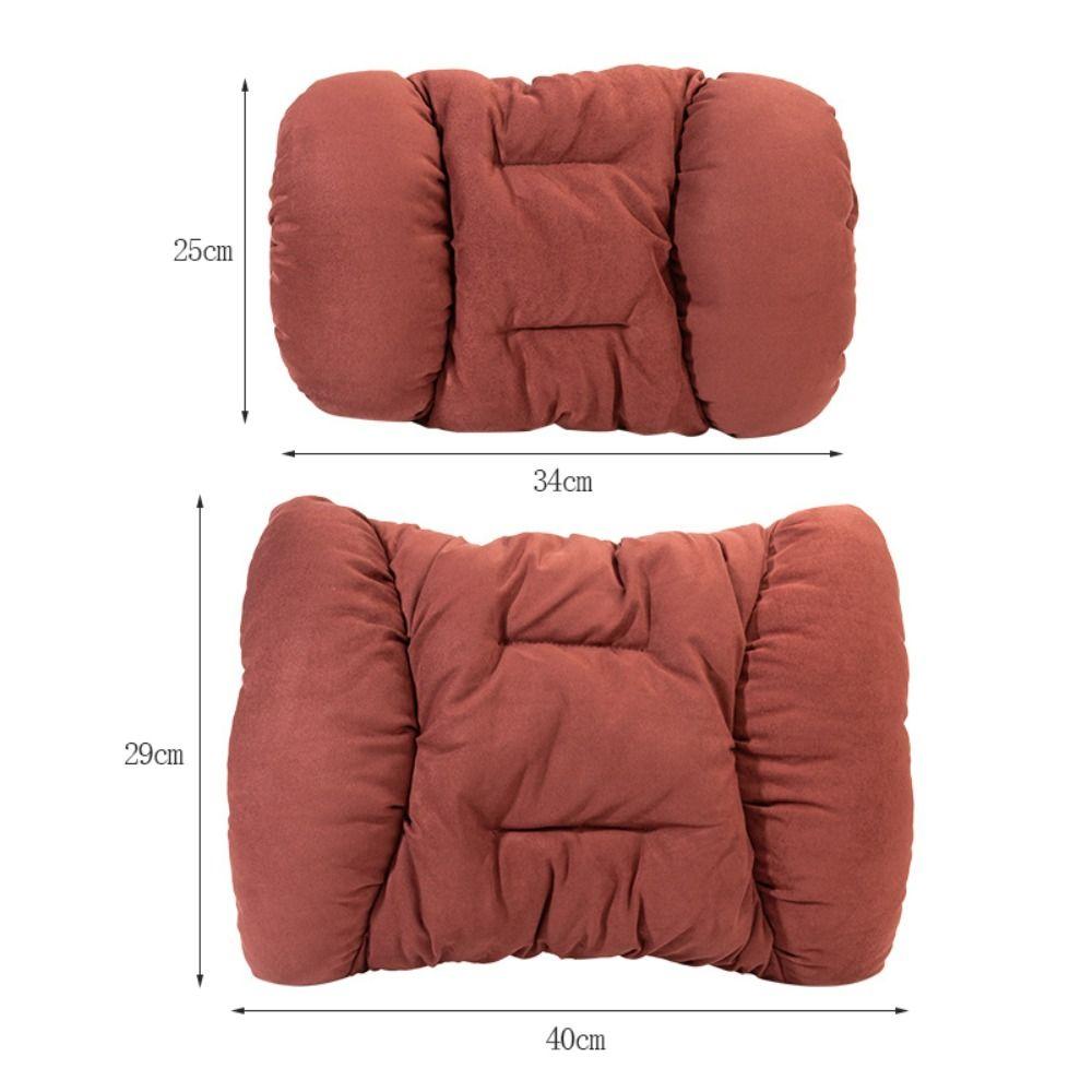 Universal Winter Plush Car Headrest Comfort Lumbar Pillow Support Car Seat Neck Rest Pillow  Rest