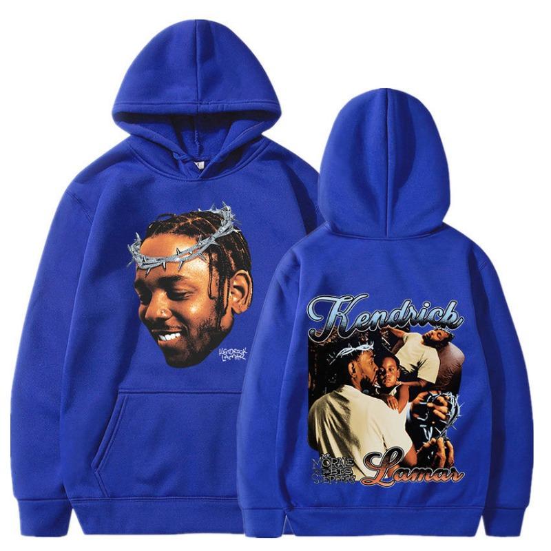 Kendrick Lamar Hoodie Music Album Mr Morale The Big Steppe Fabric Street Fashion Hoodie Casual Street Skating Cyberpunk Style