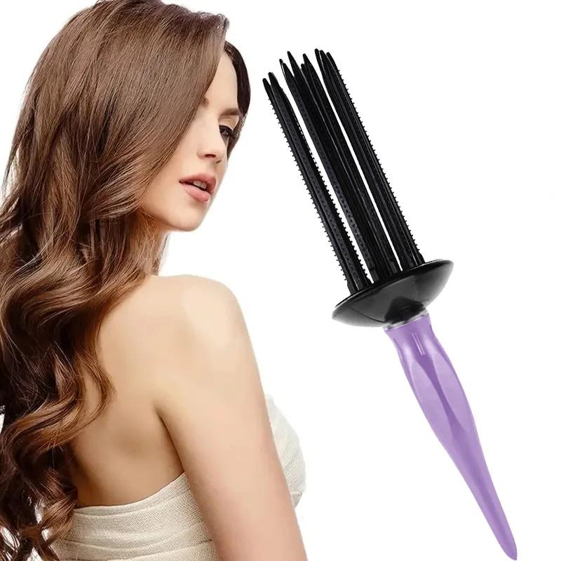 Luftvolumen Haar Flauschigen Styling Curler Kamm Haar Curler Kamm Heatless Curling Roller Haar Styling Werkzeuge Für Frauen