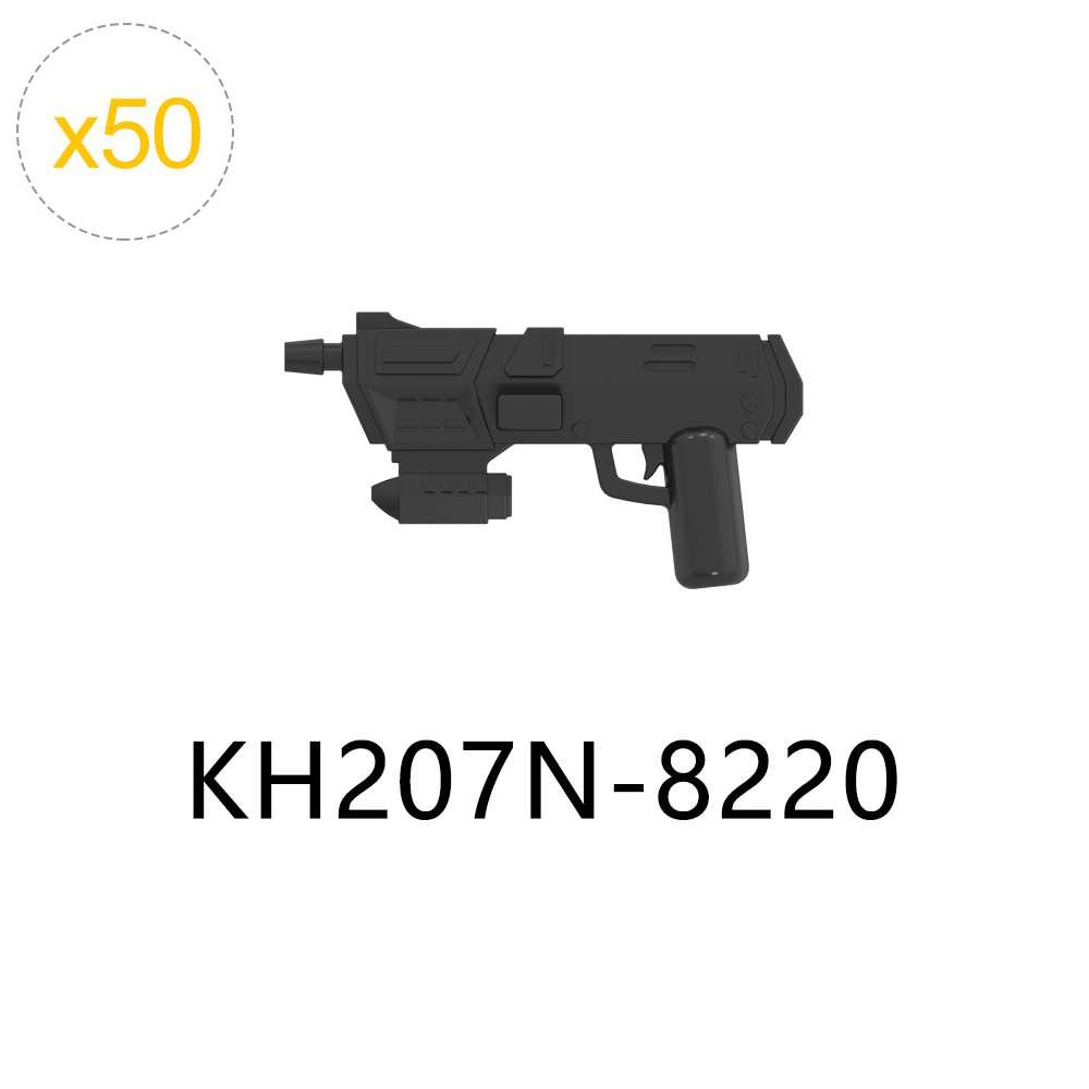 50pcs/lot Gun Pistol Space Soldiers Military War Weapon Compatible Figure Building Blocks Educational Toys For Children Boy Kid