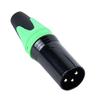 Heavy Type XLR Male Female Connector Zincs Alloys XLR Cable Connector For Stable And Secure Audios Connection