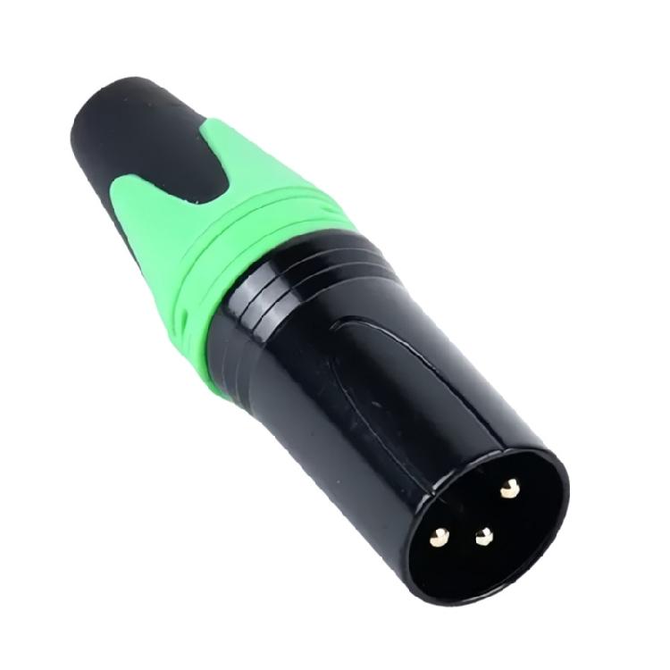 Heavy Type XLR Male Female Connector Zincs Alloys XLR Cable Connector For Stable And Secure Audios Connection