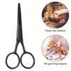 Round Head Safety Beard Scissors For Beard, Eyebrow, Nose Hair, Hair Trimming, Beauty Makeup Care Tool For Men And Women