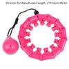 Weighted Fit Exercise Circle Infinity Fitness Hoop With Detachable Knots For Adults Children Weight Loss And Exercise
