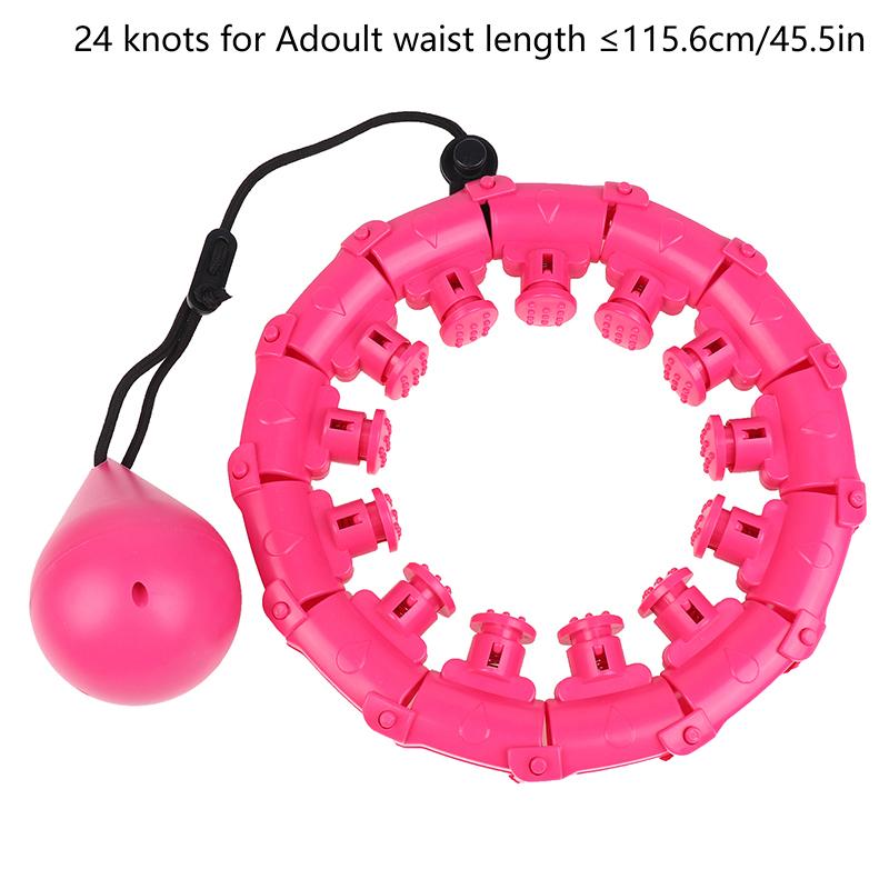 Weighted Fit Exercise Circle Infinity Fitness Hoop With Detachable Knots For Adults Children Weight Loss And Exercise
