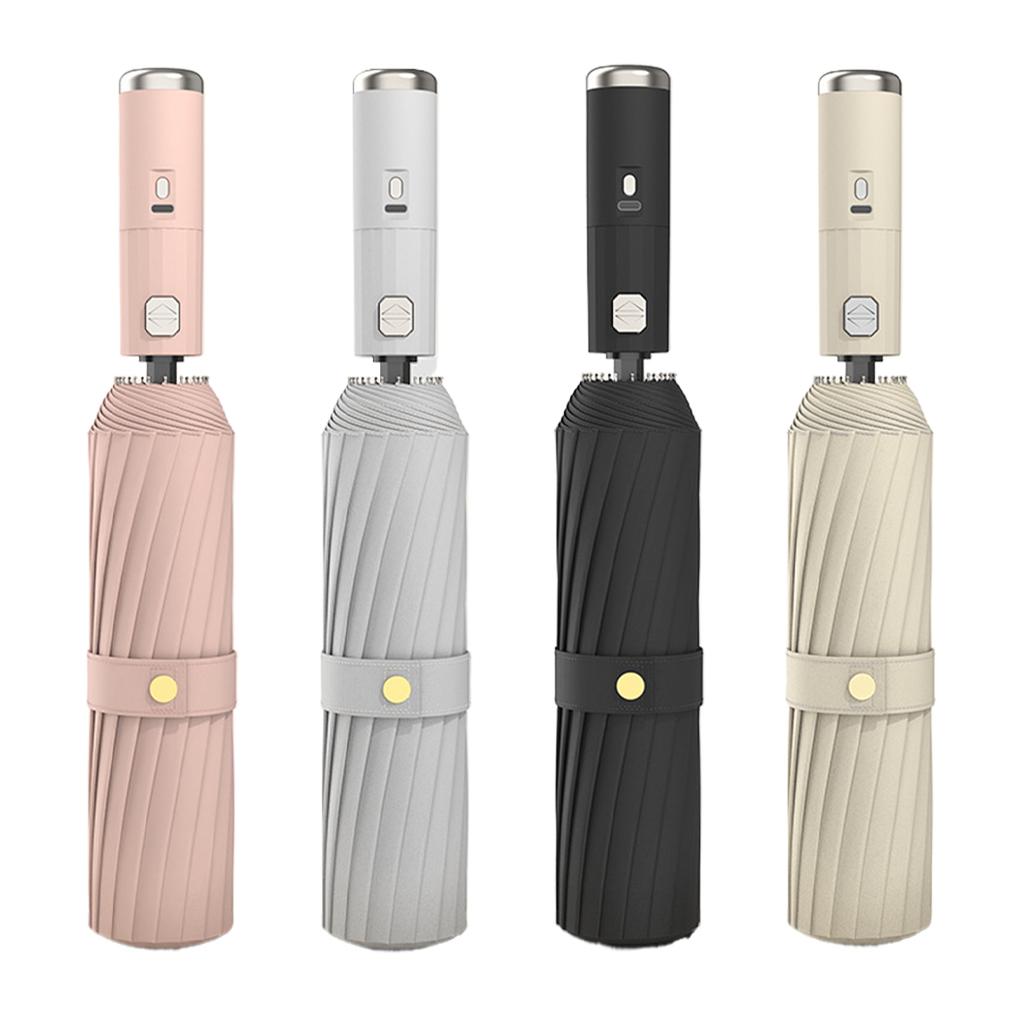 Waterproof Umbrella With Fan Stay Dry And Cool In Any Weather Wind-Resistant Sun Umbrella With Fan