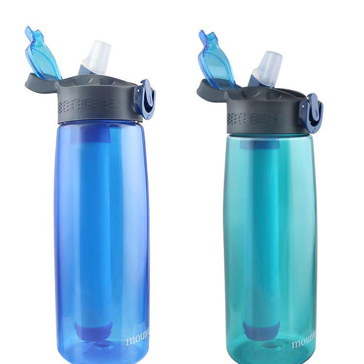 Activated Carbon Tritan Sports Water Purifier Bottle