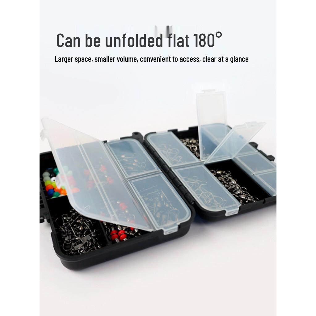 140-teiliges Angelköder-Set mit Kurbelhaken, Wirbeln und Bleien - Heiß verkaufendes Multi-Zubehör-Kit