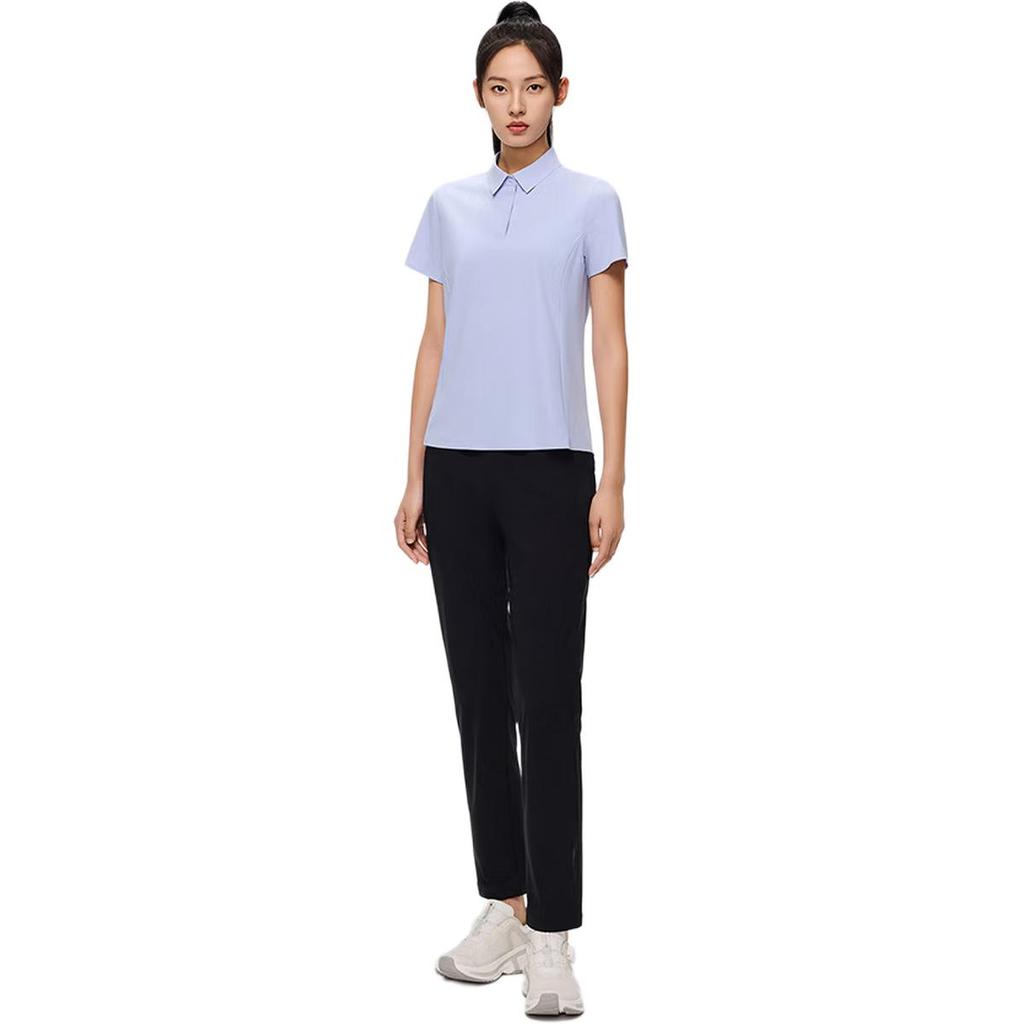 Anta Casual Simple Solid Color Straight Leg Lace Up Comfortable Versatile Knitted Sports Pants Women Bottoms 162530301-3