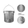 750/900/1000/1250ml Pure Titanium Mugs With Folding Handle,Single-layer Thickened,Antibacterial,Large-capacity Travel WATER CUP