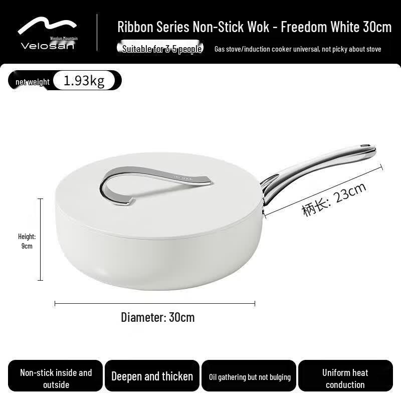 Velosan Ribbon 30cm Non-Stick Wok