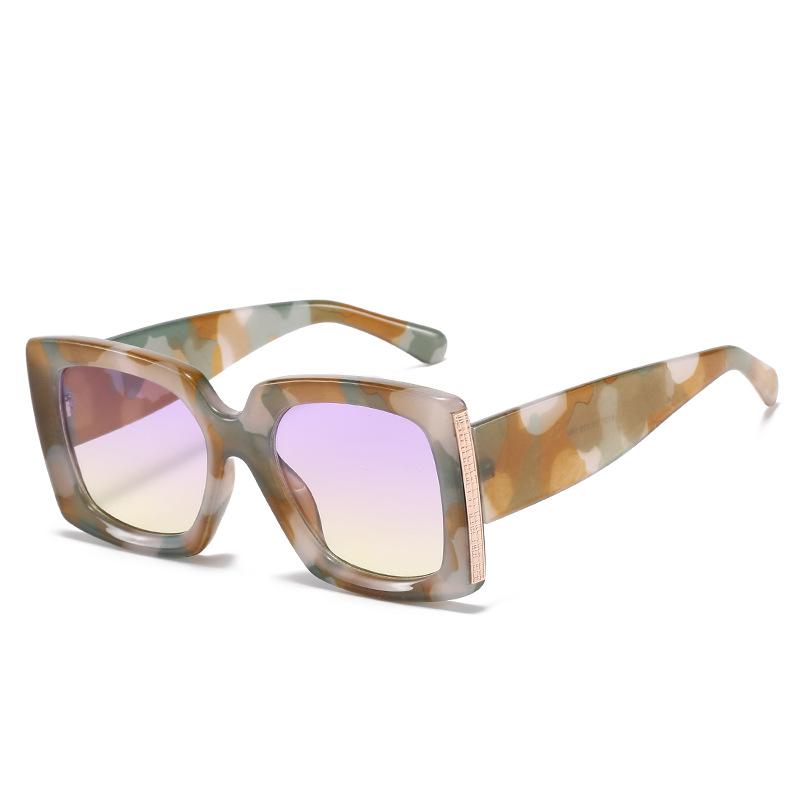 

Square Sunglasses, Trendy Xiaoxiang Sunglasses For Women, Versatile Wide-Leg Glasses spot