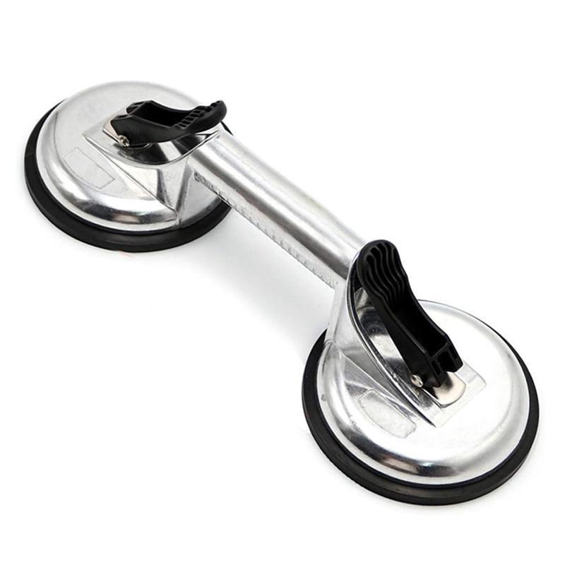 Aluminum Alloy Suction Cup for Glass Floor Tile Brick Suction Cup Puller Handle Lifter Panel Carrier Heavy Duty Glass Lifting