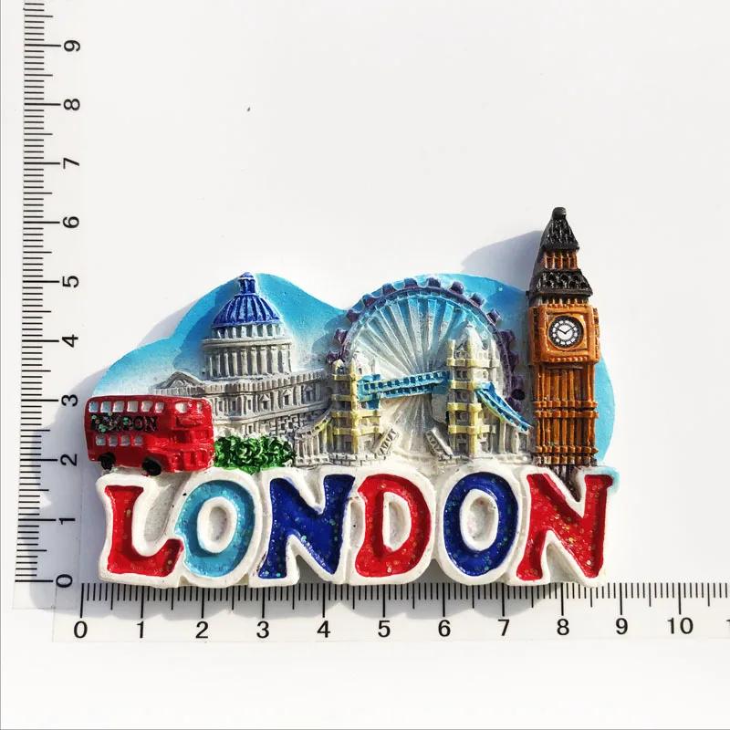 Britain Fridge Magnets London Tourist Souvenirs England Fridge Stickers Home Decor Wedding Gifts Photo Wall Magnetic Stickers