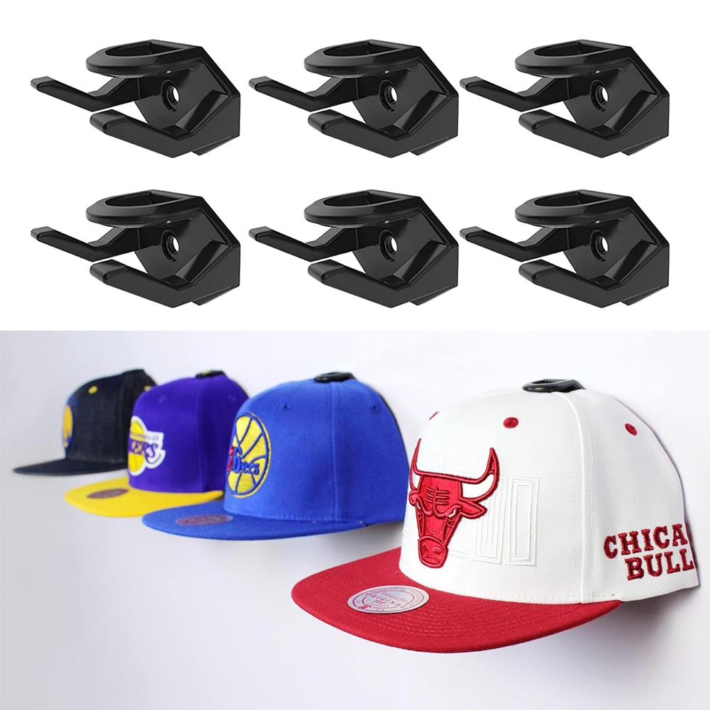 5Pcs Baseball Cap Holder Rack Hat Organizer Storage Modern Baseball Caps Hangers Rack Hanging Organizer for Door Wall