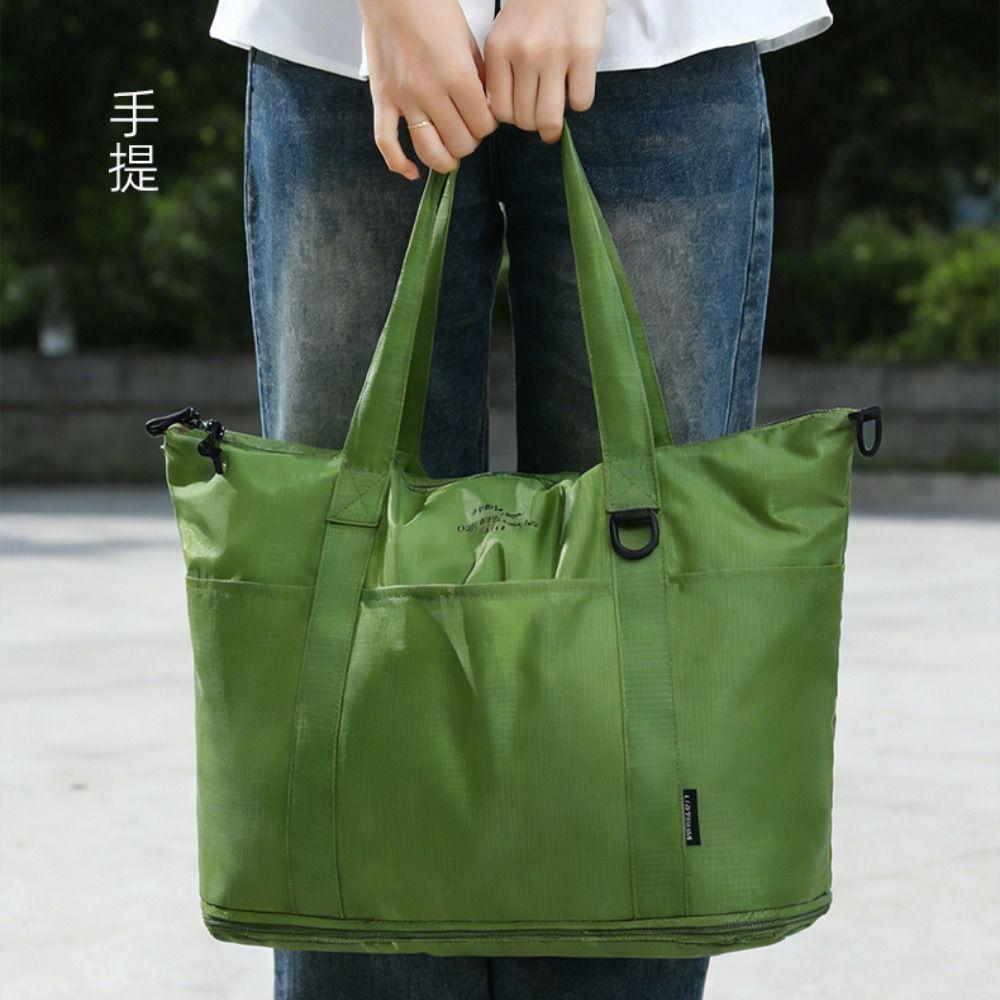 Lightweight Travel Duffel Bag Large Capacity Shoulder Bag Expandable Duffel Bag  Travel Use