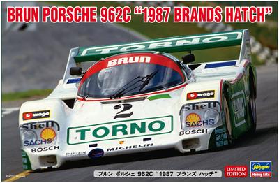 Hasegawa Brun Porsche 962C 1987 Brands Hatch Plastic Model 20585 1/24