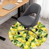 1pc lemon pattern Round Chair mat Area Rug - Non-Slip, Floor Mat for Office, Bedroom, and Indoor Decor c1125629