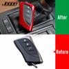 For Lexus GX460 LX600 - 1PCS Carbon Fiber Exterior Remote Smart Key Case Key Fob Holder Cover Protect Car Accessories