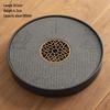 Ceramic Absorbent Round Tea Tray (Orchid Pavilion Preface Design)