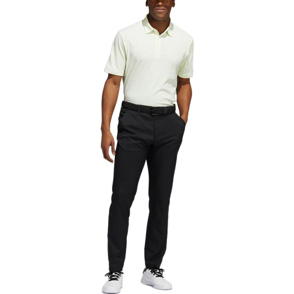 Adidas Polo Shirts Men's Light Green Polo Collar Moderate Straight Fit HA9172