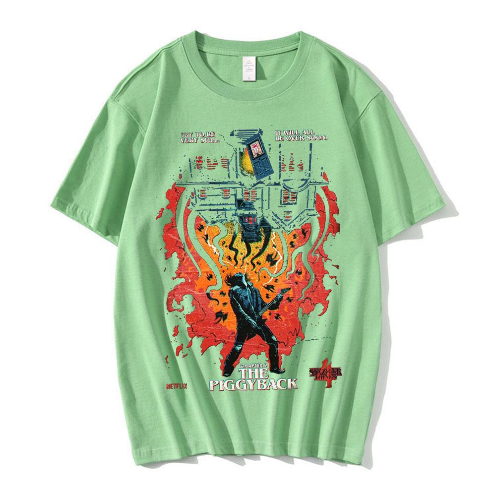 Printed Fashion Short Sleeve Casual Comfort Top Loose T-Shirts Men’s