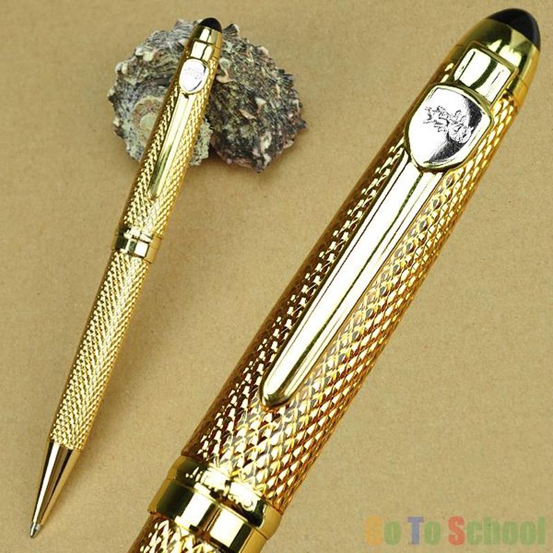 

Jinhao High Grade Stainless Steel Ballpoint Pen JR032 золотистий