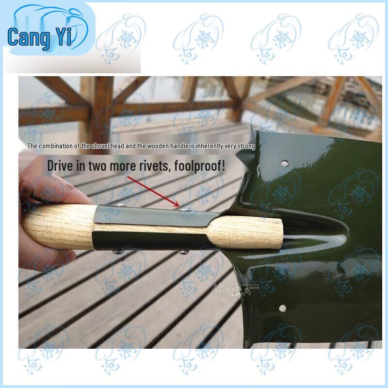 Wooden Handle Military Shovel