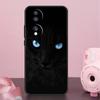 Black Cat Staring Eyes Case For Honor Magic 6 Pro 5 Lite 50 70 90 Lite X7 X8 X9 X6a X7a X8a X9a X8b X9b Back Cover