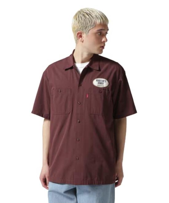 

Avirex WORK SHIRT DINER Size M 050 Brown AVI-SS Men s 783-3123010
