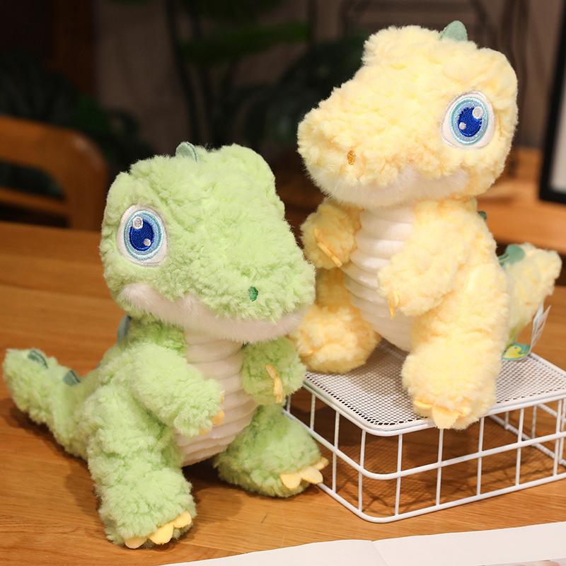 Big Eyes Dinosaur Cute Cartoon Plush Toy Pillow Soft Stuffed Toy Companion Doll Perfect For Festivals Birthday Gift