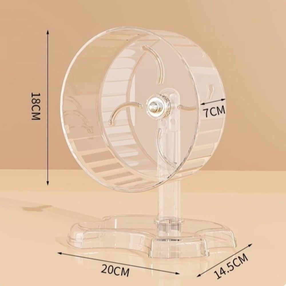 18cm Small Pet Exercise Wheel Clear Rat Playing Roller New Pet Running Roller Indoor Use