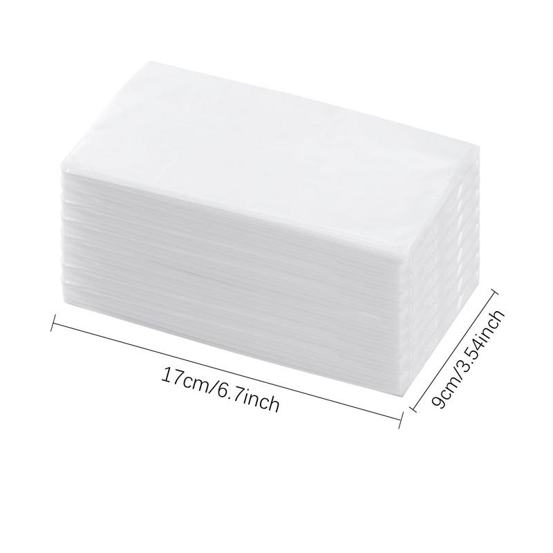 Tissues For Car Double Layer Travel Paper Towels Napkin Holder Refill Comfortable Travel Tissue Packs Travel Facial Tissues For