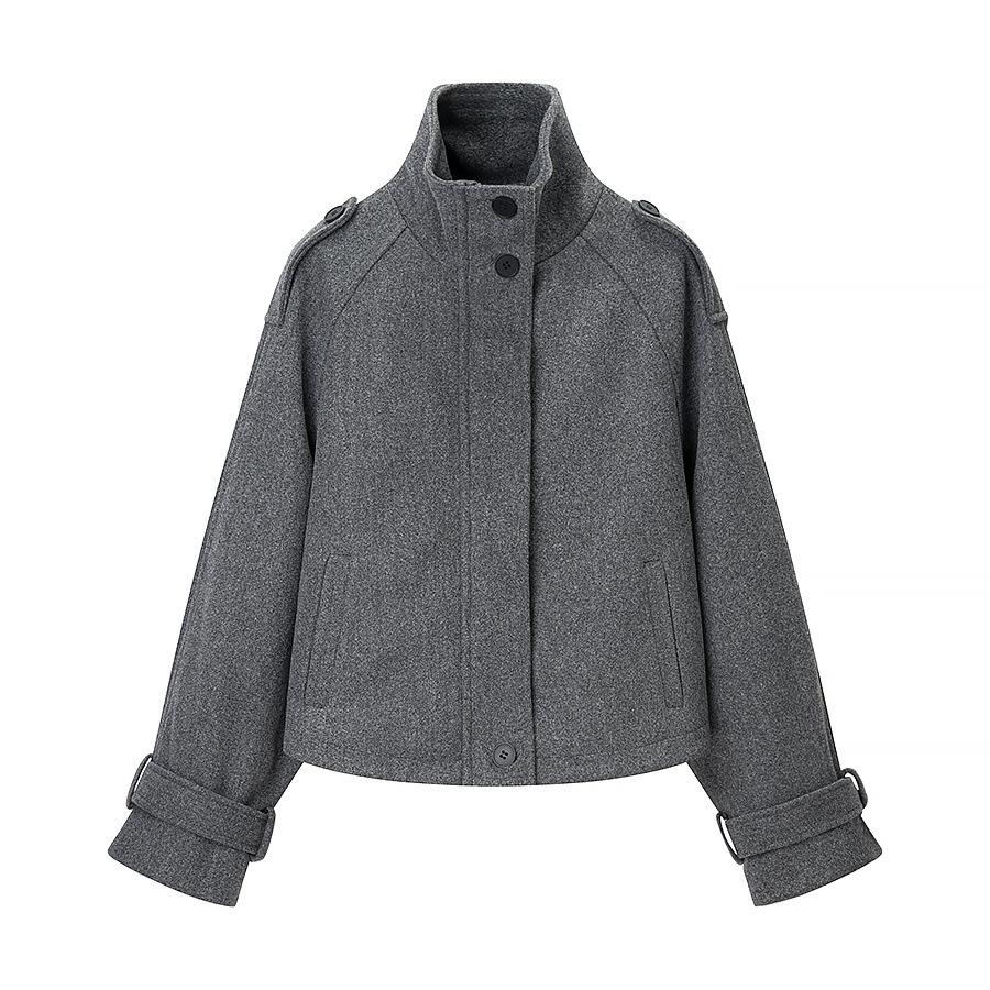 European and American style, new women's clothing, versatile, fashionable, foreign style, fashion classic, woolen coat