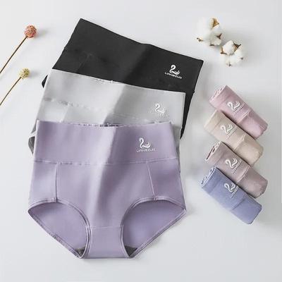 New Swan Pure Cotton High Waist Graphene Antibacterial Women's Briefs