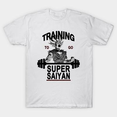T-shirt Femme Entraînement Pour Devenir Super Saiyan Imprimé Harajuku Kawaii T-shirt Été Manches Courtes T-shirt Femme Haut