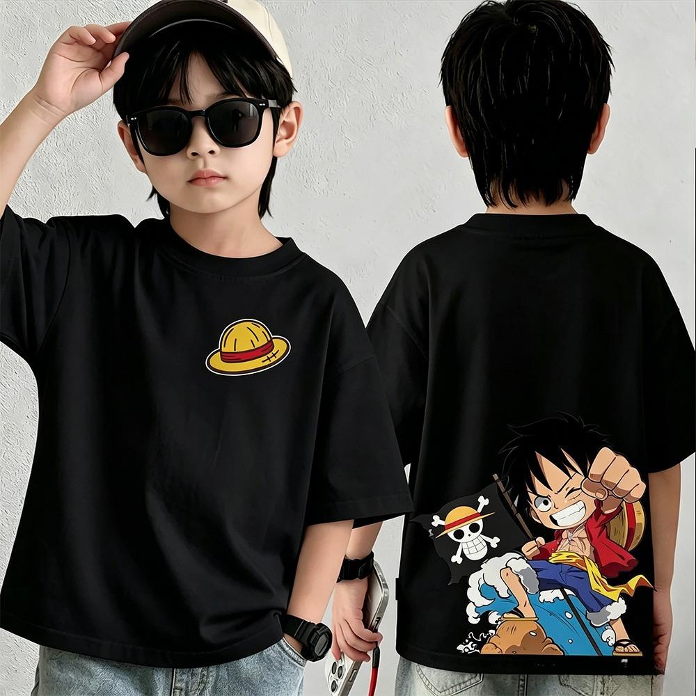 Nuovo Arrivo Estivo T-shirt a Maniche Corte con Stampa Pattern unisex stampa anime casual alla moda streetwear stile Y2K