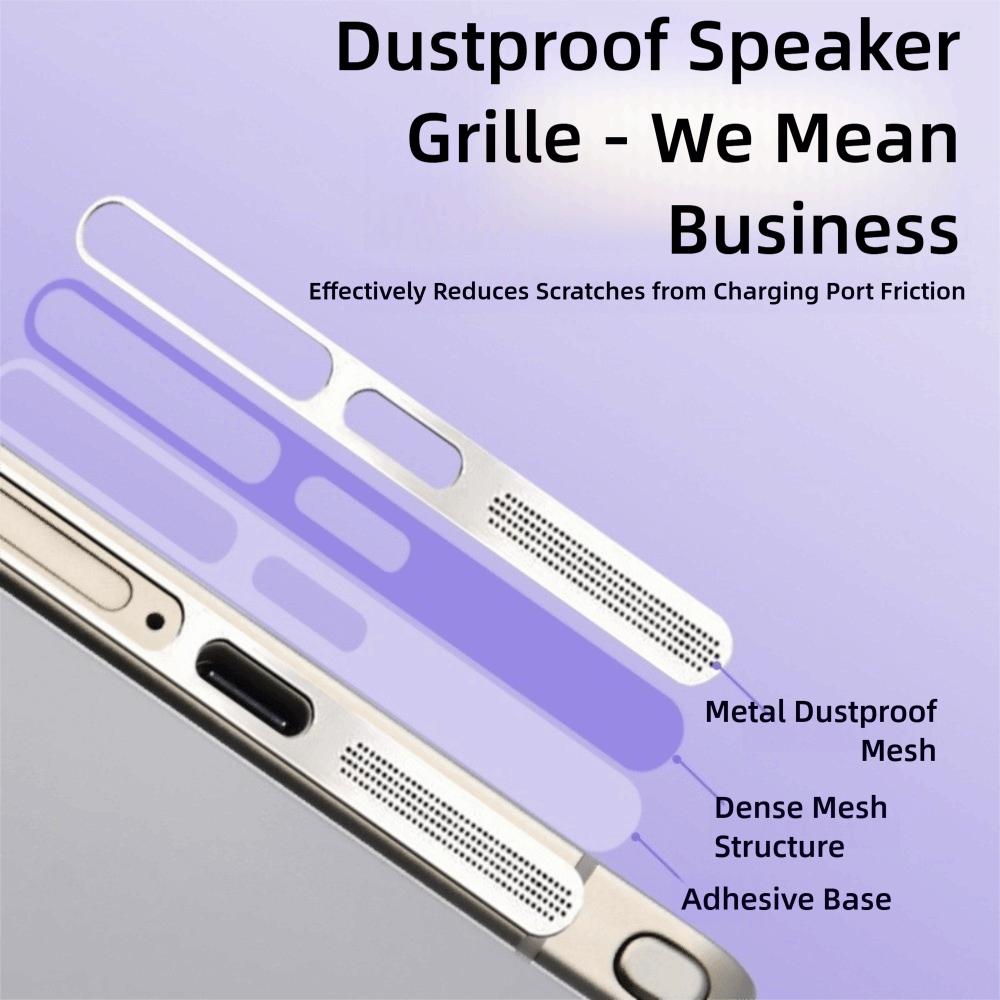 1/2/4PCS Metal Material Metal Dustproof Net Speaker Protector for Samsung Galaxy S25/S25+/S25 Ultra/S24/S24+/S24 Ultra/S23 Ultra