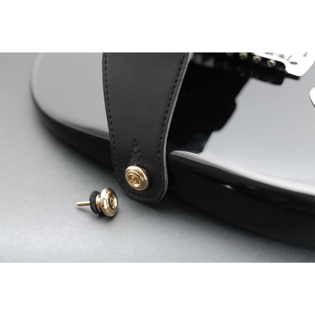 Musiclily Pro 17mm Large Guitar Strap Pin End Pin for Gold of Acoustic/Electric Guitar/Ukulele, (Set 2)