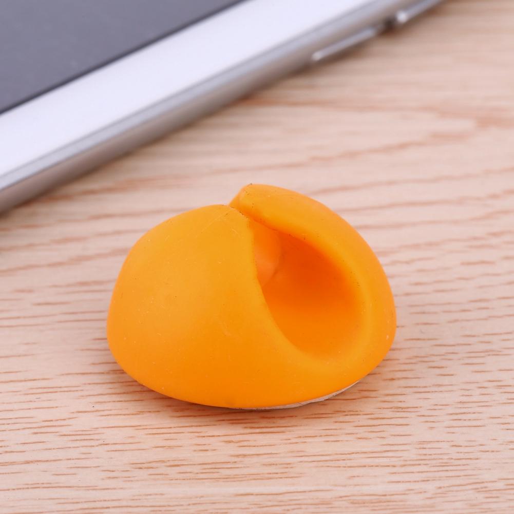 Multipurpose Cable Clip Desk Tidy Organizer Cord USB Charger Holder Fixer