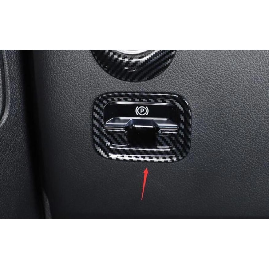 For Benz GLC X254 -24 ABS Carbon Fiber Electronic Handbrake Decorative Frame