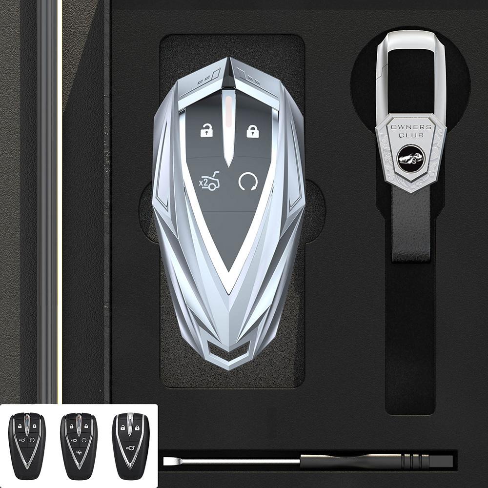 Zinc Alloy Car Key Case Cover Shell For Changan Unit Unik Cs35Plus Cs55 Plus Cs75 Plus Oshan X7 X5 Car Accessories