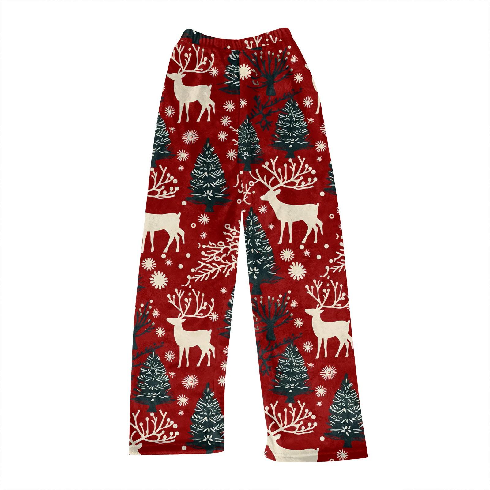 

Женские осенне-зимние клетчатые брюки полной длины, спортивные брюки XS красный