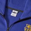 Nike F.C. Barcelona Tech Fleece Windrunner Logo Hooded Zip-Up Casual Long Sleeve Jacket Men jackets Blue FZ3957-455